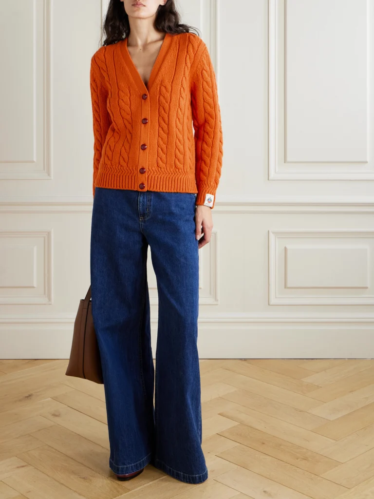 Bally Cable-knit Wool Cardigan