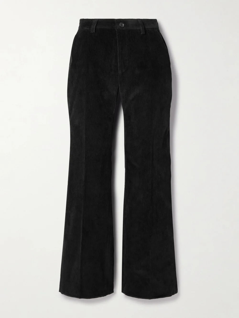 Bally Cotton-corduroy Flared Pants in black