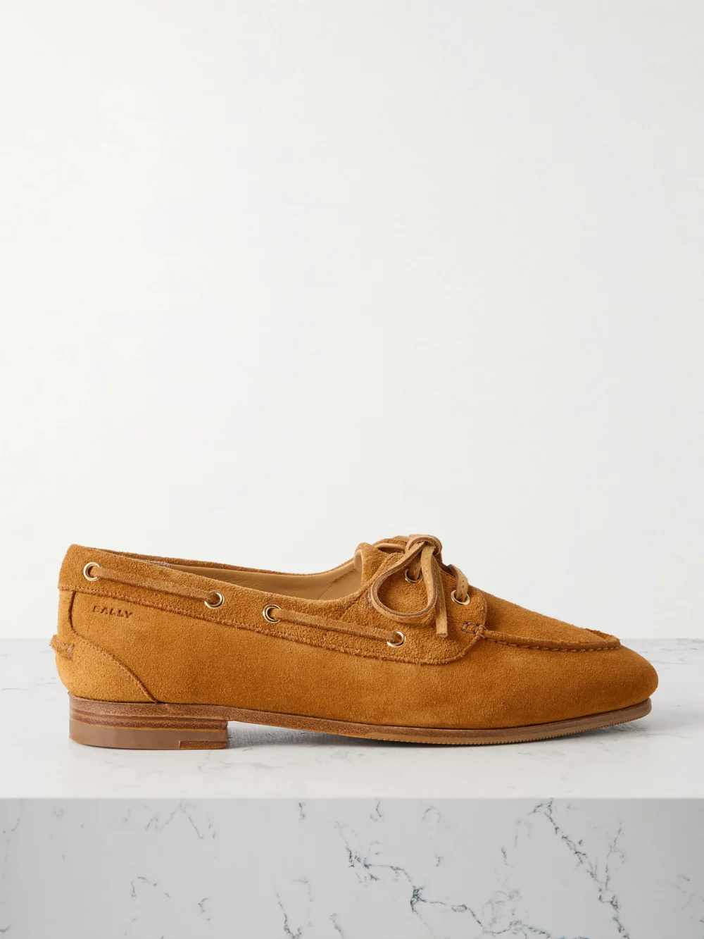 Bally Pathy Suede Loafers in tan