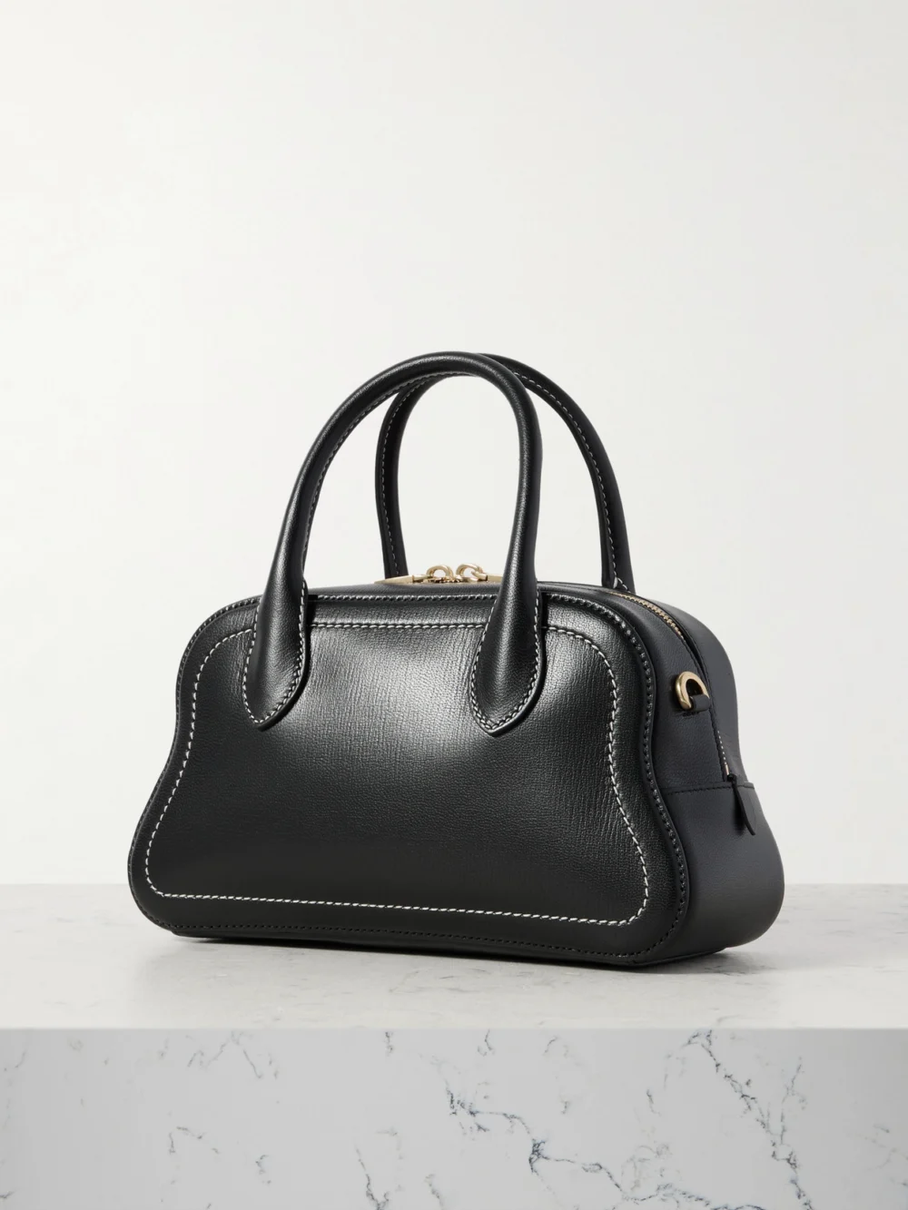 Back view of the Bally Unda Leather Tote