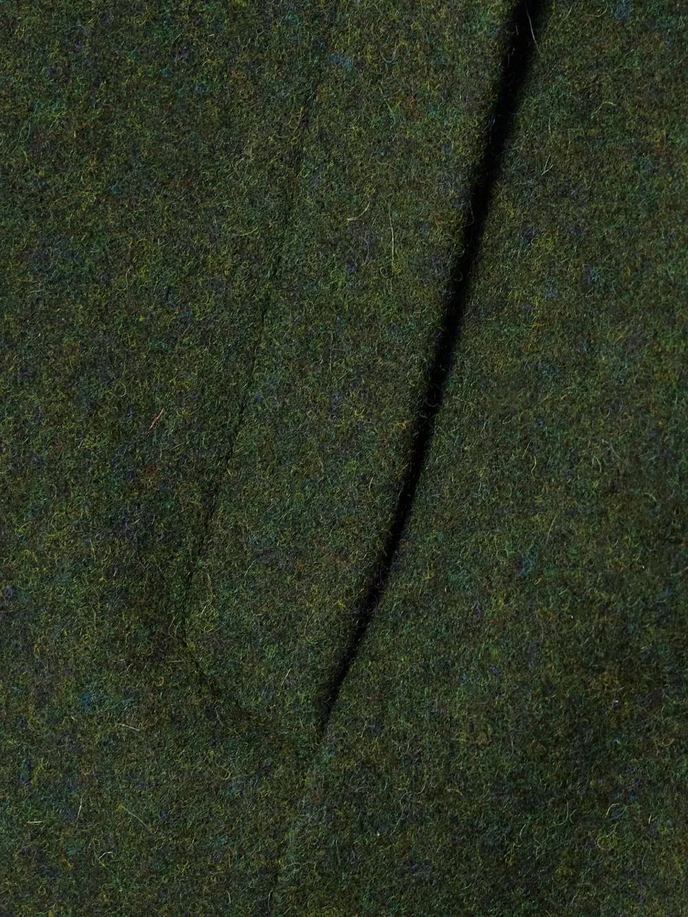 Close-up detail of the Bally Wool Mini Skirt