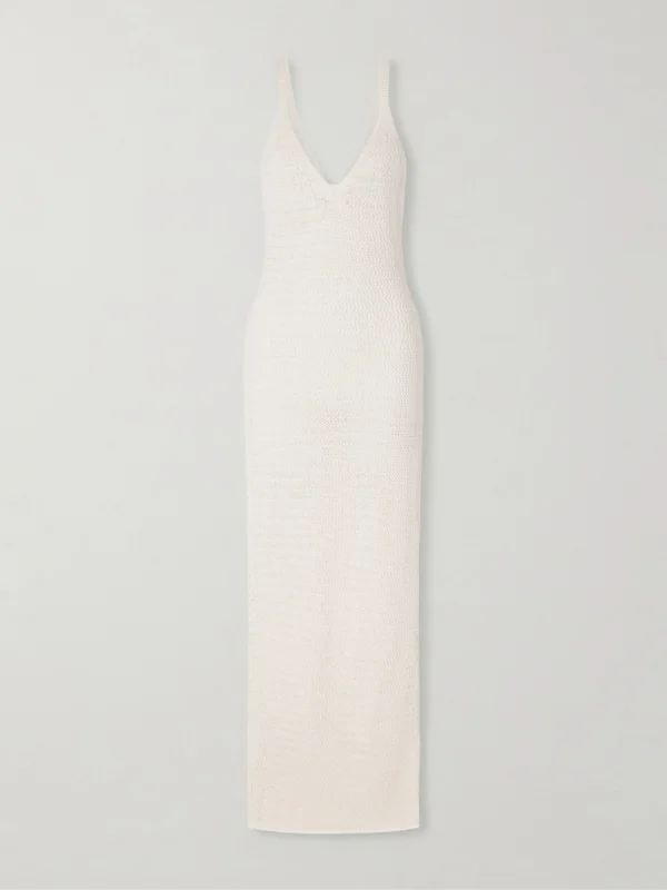 Balmain Crocheted Maxi Dress