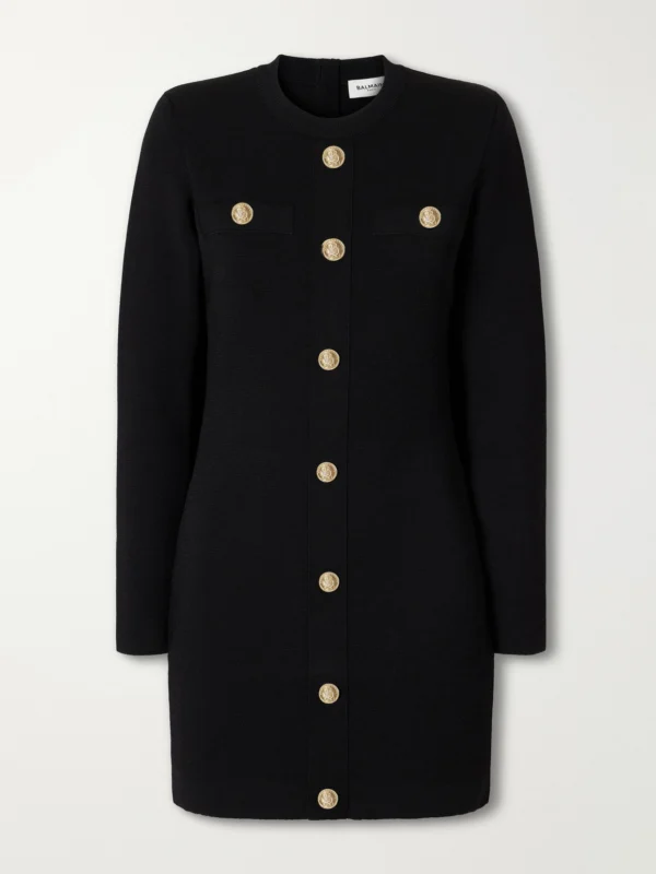 Balmain Knitted Mini Dress