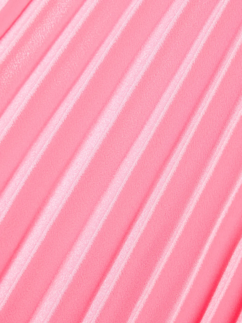 Close-up detail of the Balmain Ruffled Plissé-satin Mini Skirt