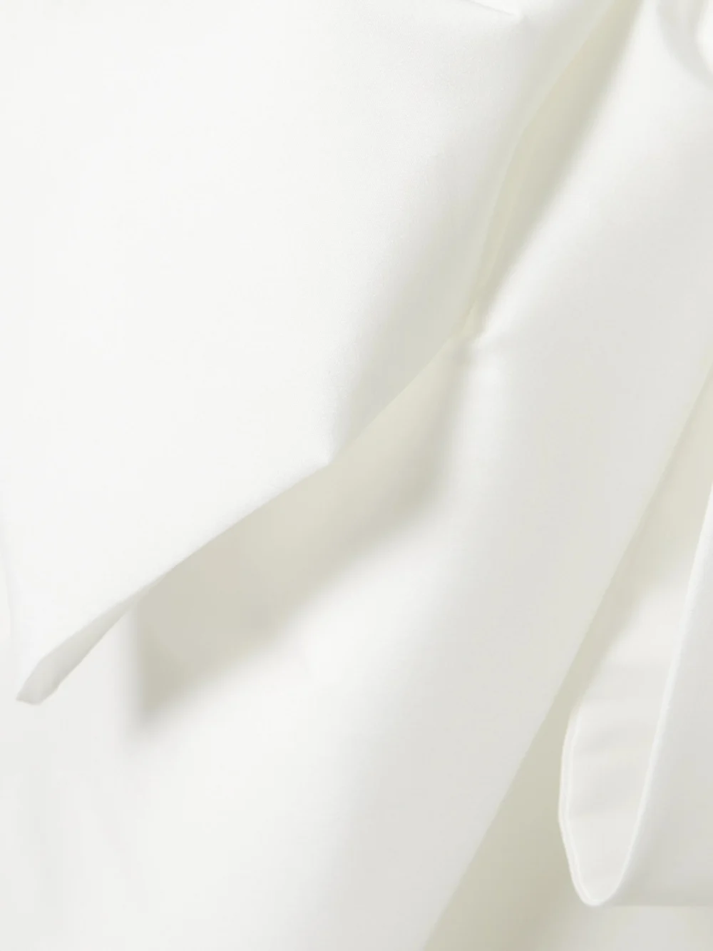 Close-up detail of the Bernadette Beatrice Bow-detailed Taffeta Maxi Skirt