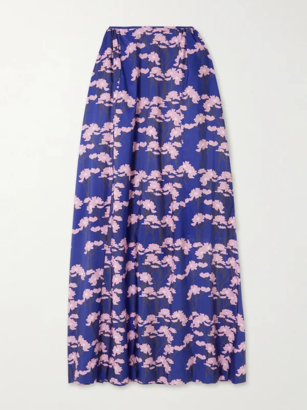 Bernadette Elle Floral-print Taffeta Maxi Skirt