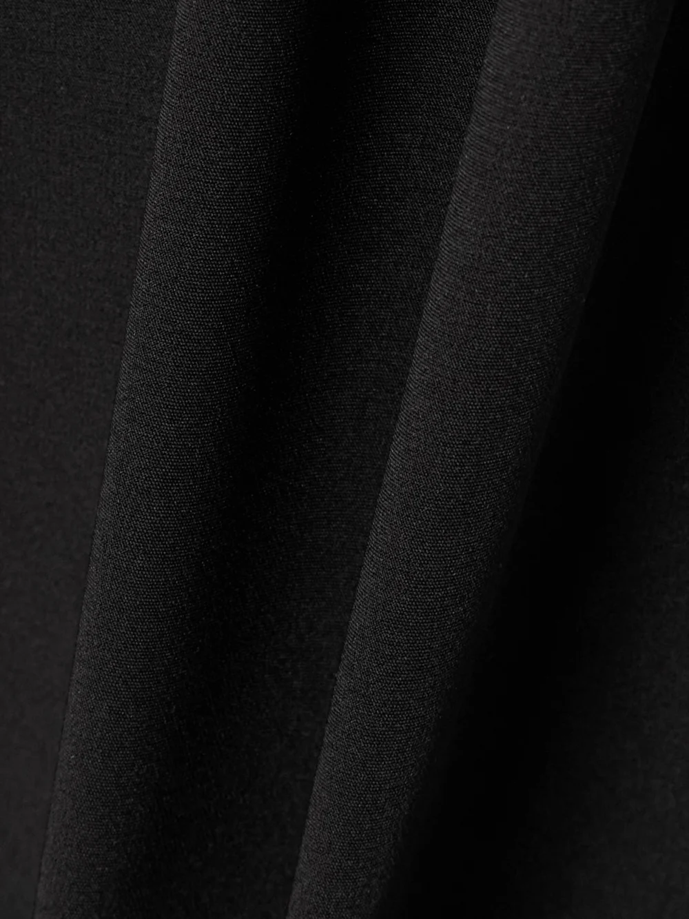 Close-up detail of the Bernadette Jolene Halterneck Crepe Maxi Dress