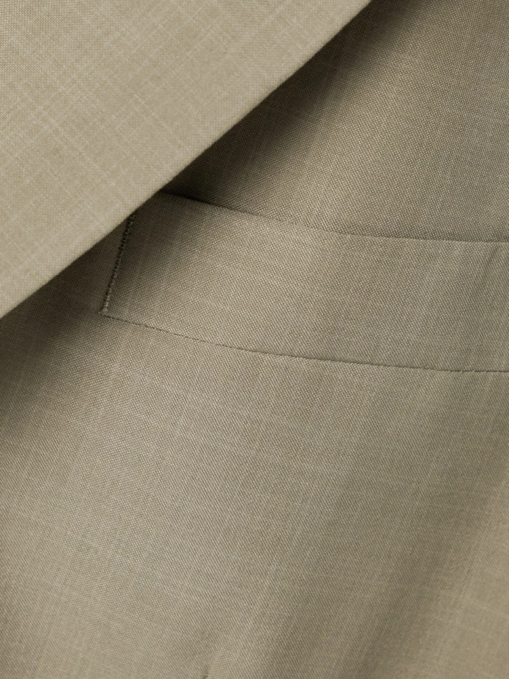 Close-up detail of the Bettter Dina Convertible Wool-blend Blazer