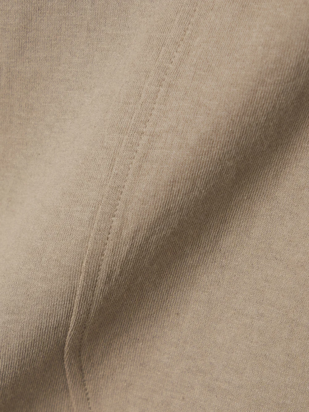 Close-up detail of the Bettter Paneled Cotton-jersey T-shirt
