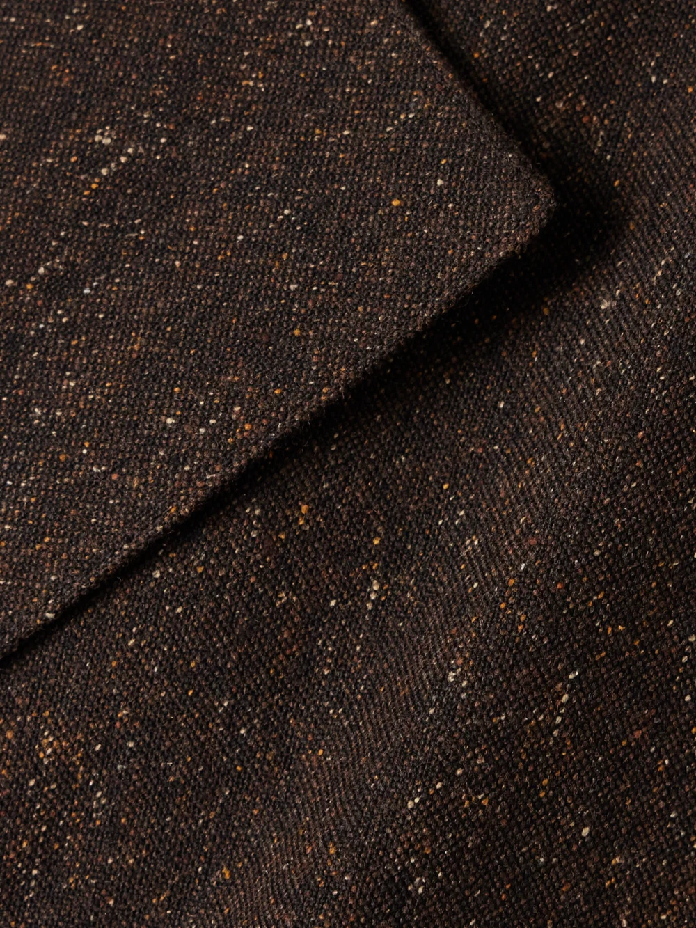 Close-up detail of the BLAZÉ Milano Kiso Wool-blend Canvas Jacket