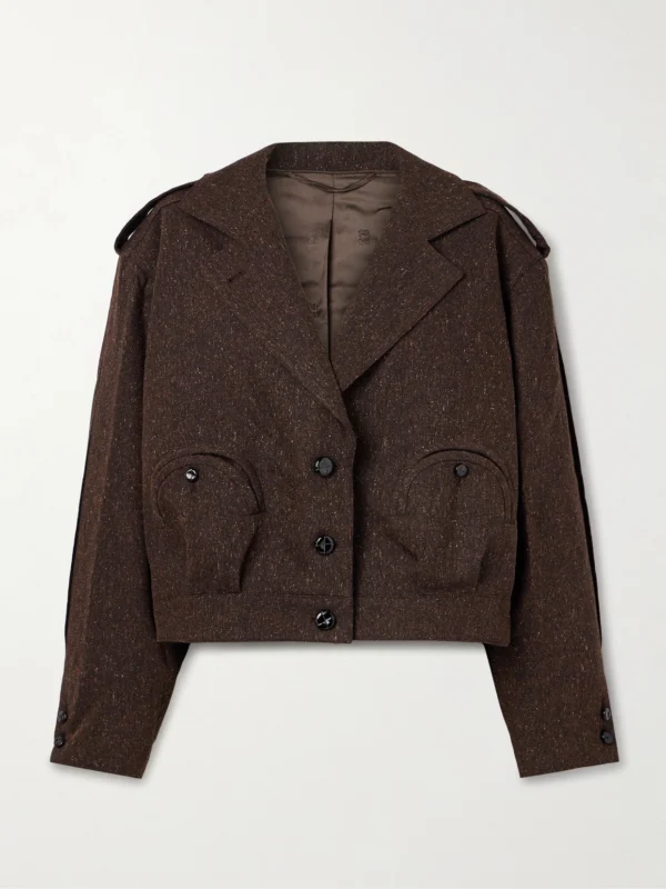 BLAZÉ Milano Kiso Wool-blend Canvas Jacket