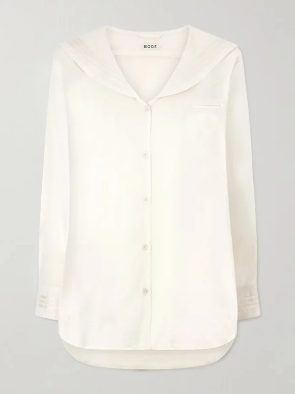 Bode Marina Cotton-voile Shirt