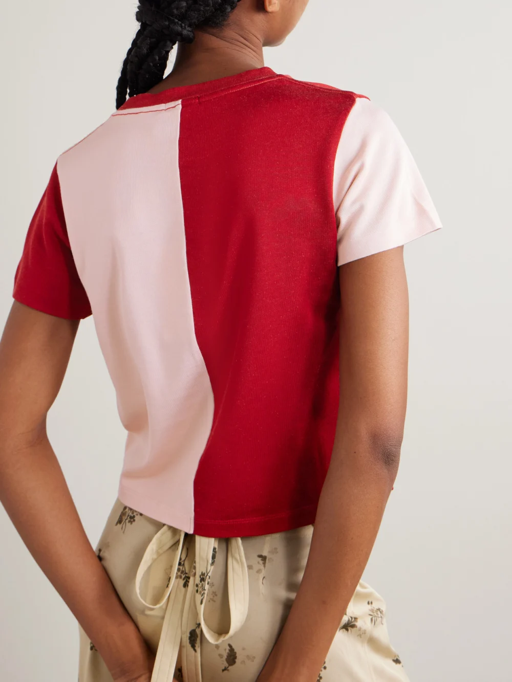 Back view of the Bode Wonderland Embroidered Jersey T-shirt