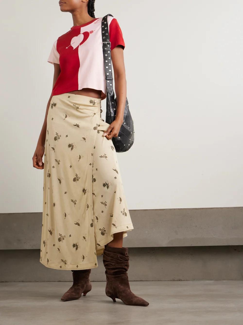 Bode Wonderland Embroidered Jersey T-shirt, worn by a model