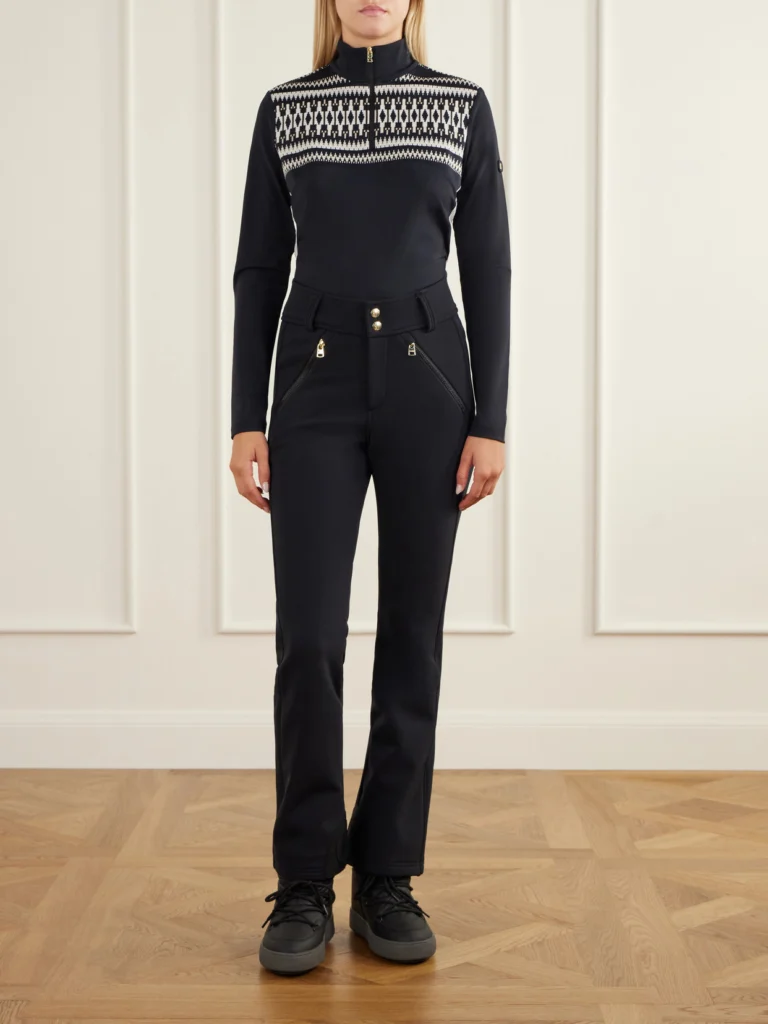 Bogner Joalyn Knit-detailed Jersey Baselayer