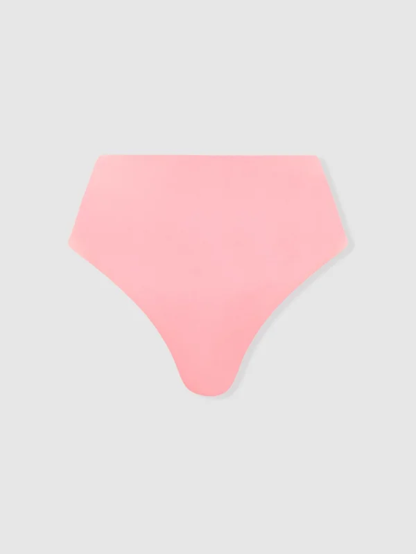 Bondi Born Bondi Born High Rise Bikini Bottoms, Pink