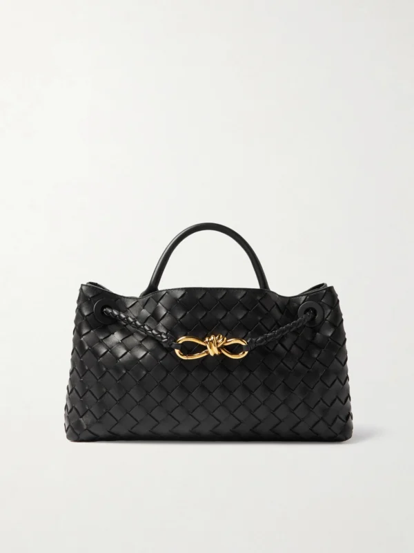 Bottega Veneta Andiamo East-west Small Intrecciato Leather Top-handle Bag