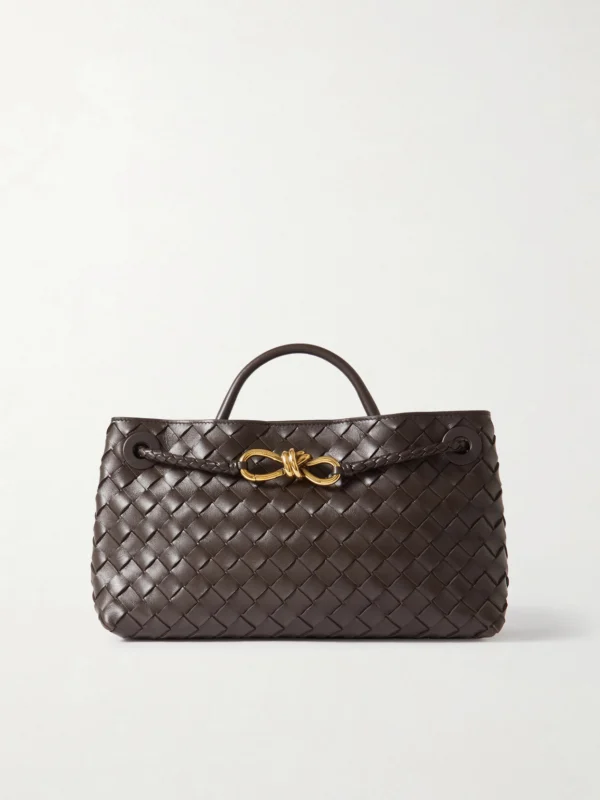 Bottega Veneta Andiamo East-west Small Intrecciato Leather Top-handle Bag