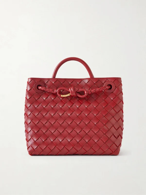 Bottega Veneta Andiamo Intrecciato Leather Tote