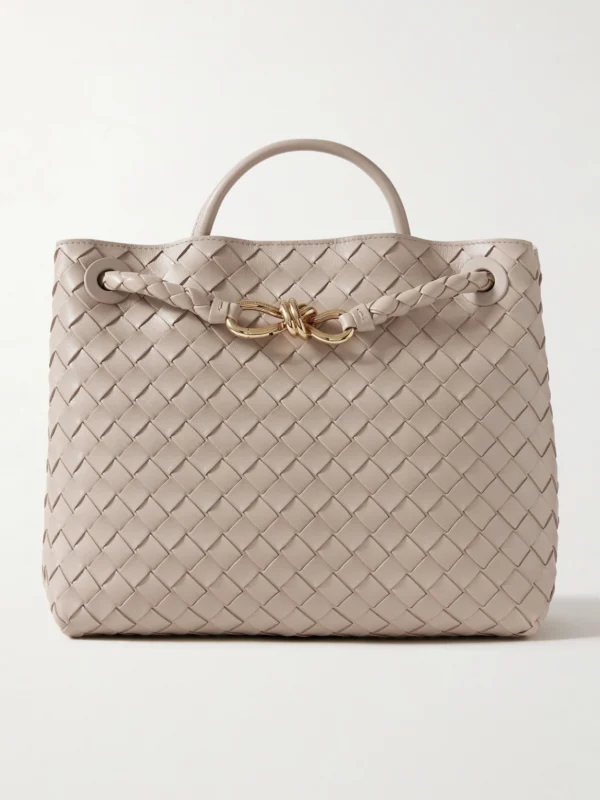 Bottega Veneta Andiamo Medium Intrecciato Leather Top-handle Bag