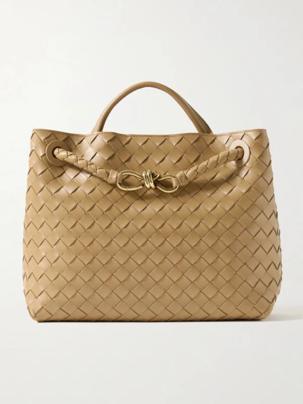 Bottega Veneta Andiamo Medium Intrecciato Leather Top-handle Bag