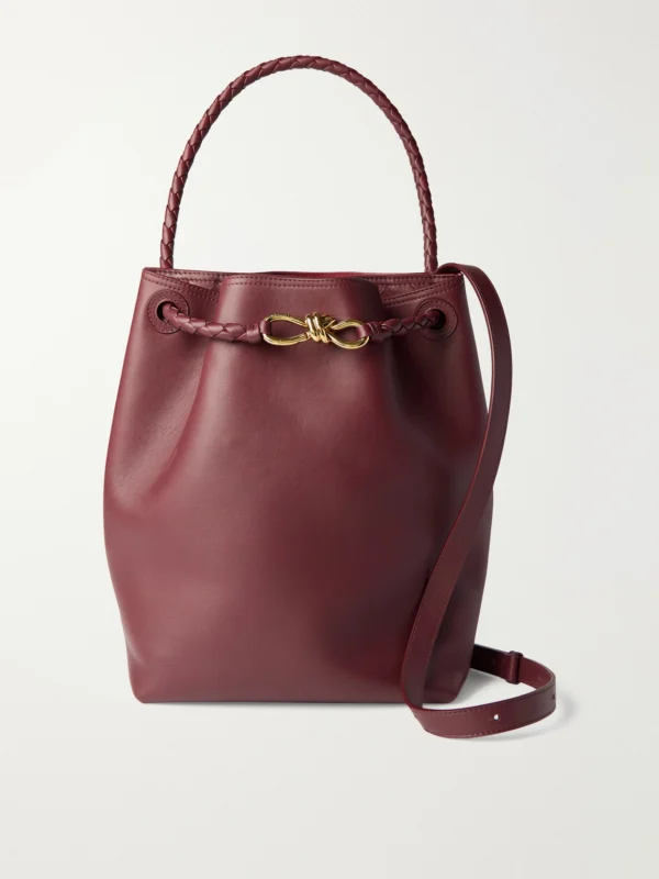 Bottega Veneta Andiamo Medium Leather Bucket Bag