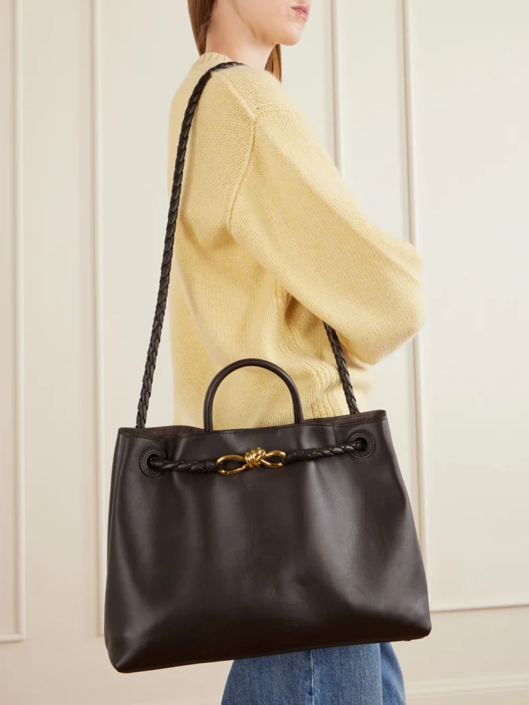 Bottega Veneta Andiamo Medium Leather Shoulder Bag