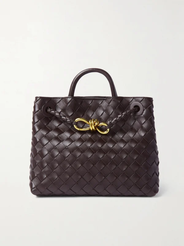 Bottega Veneta Andiamo Small Intrecciato Leather Top-handle Bag