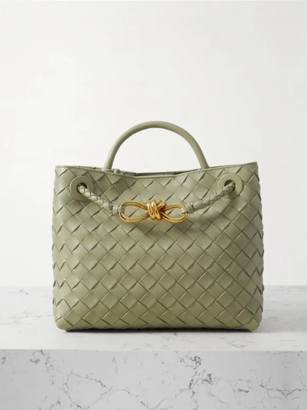 Bottega Veneta Andiamo Small Intrecciato Leather Top-handle Bag