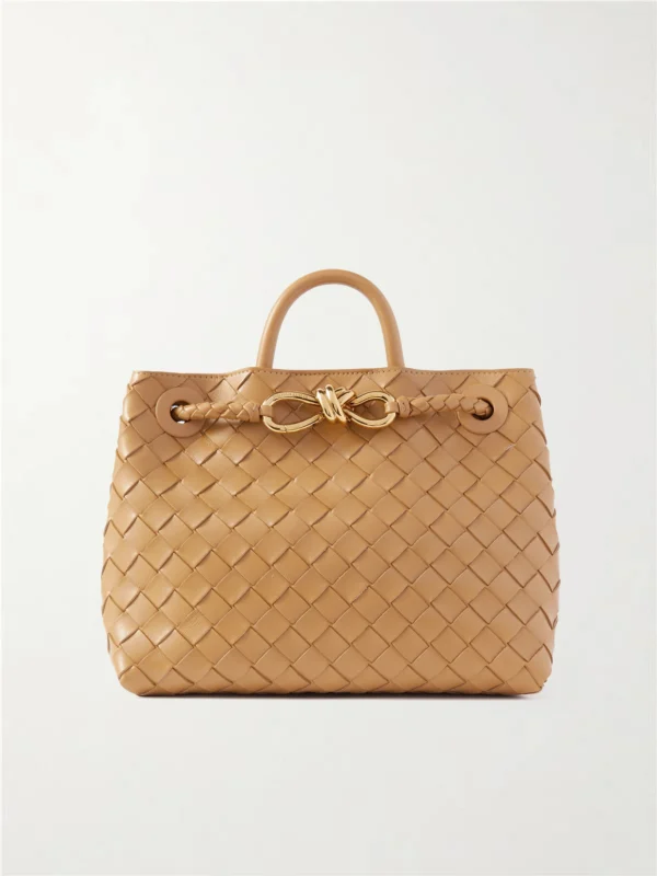 Bottega Veneta Andiamo Small Intrecciato Leather Top-handle Bag