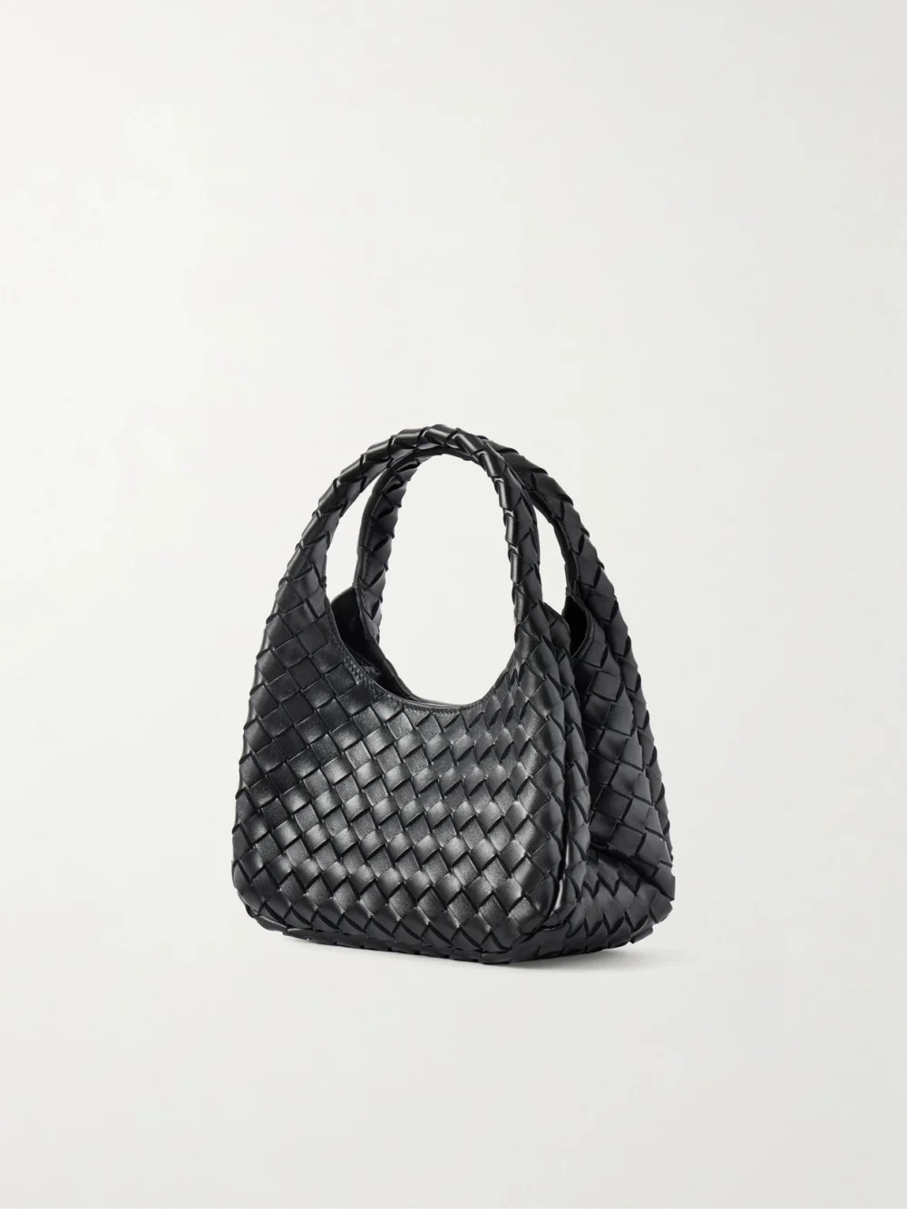Back view of the Bottega Veneta Baby Campana 19 Leather Shoulder Bag