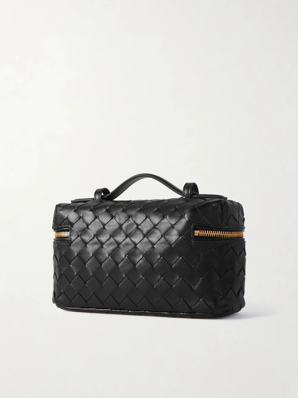 Back view of the Bottega Veneta Bang Bang Intrecciato Leather Top-handle Bag