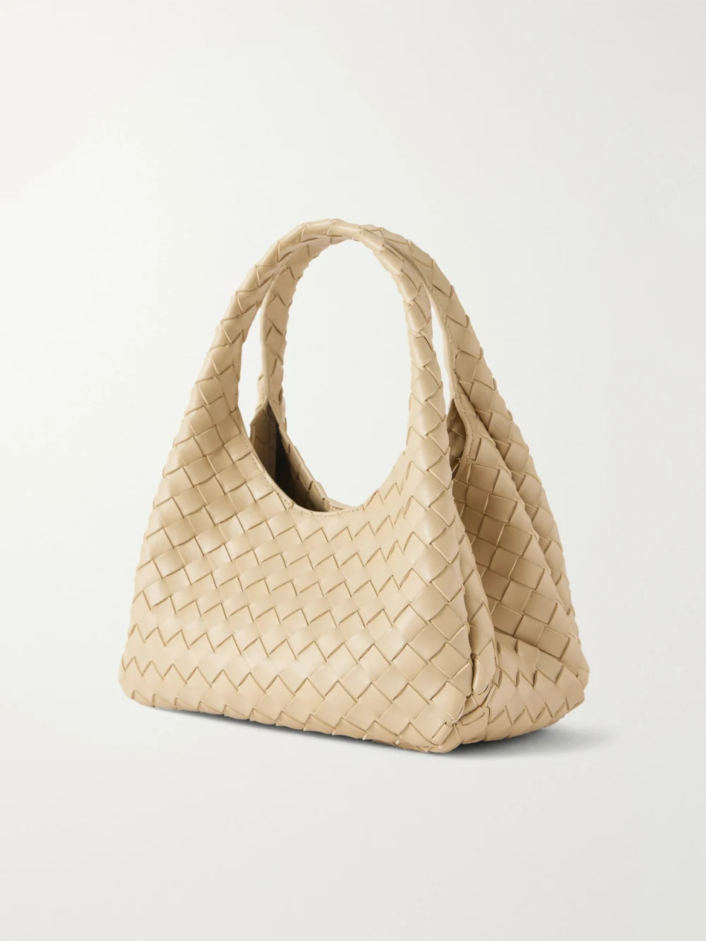 Back view of the Bottega Veneta Campana Intrecciato Leather Tote