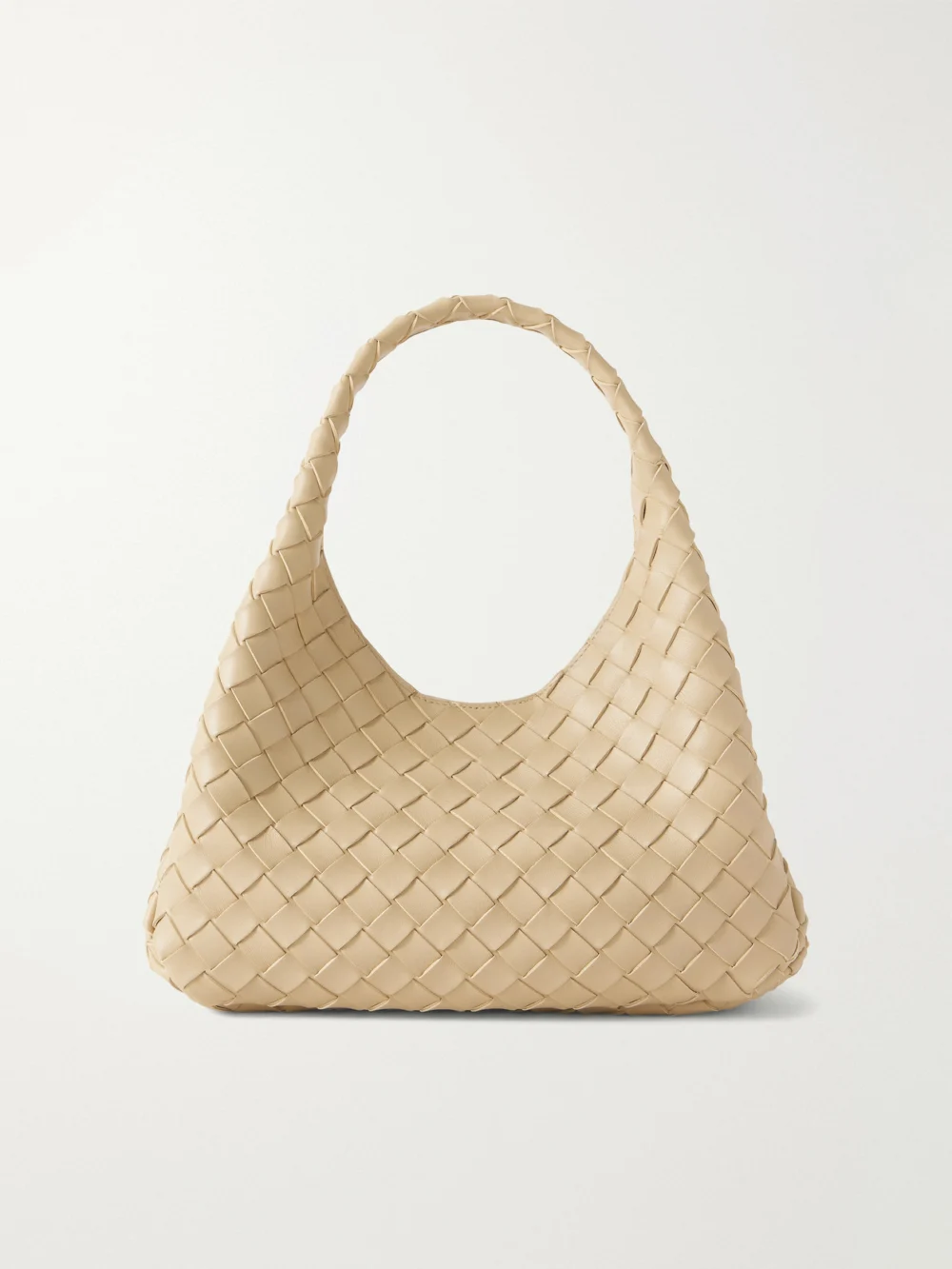 Bottega Veneta Campana Intrecciato Leather Tote in beige
