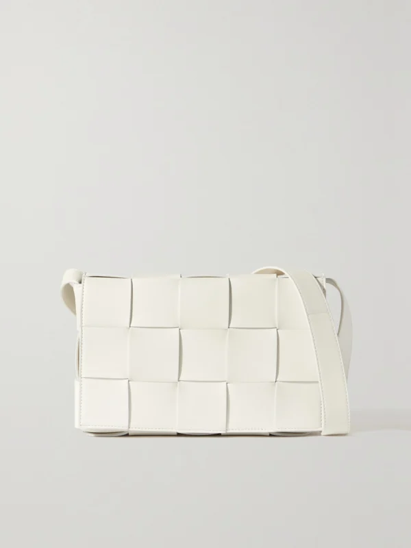Bottega Veneta Cassette Medium Intrecciato Leather Shoulder Bag