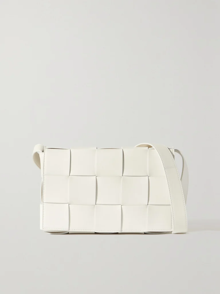 Bottega Veneta Cassette Medium Intrecciato Leather Shoulder Bag