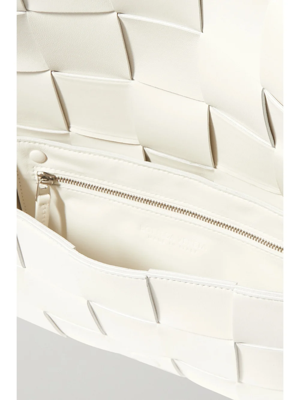Bottega Veneta Cassette Medium Intrecciato Leather Shoulder Bag, another view