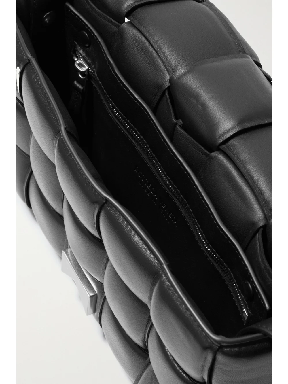 Bottega Veneta Cassette Medium Padded Intrecciato Leather Shoulder Bag, another view