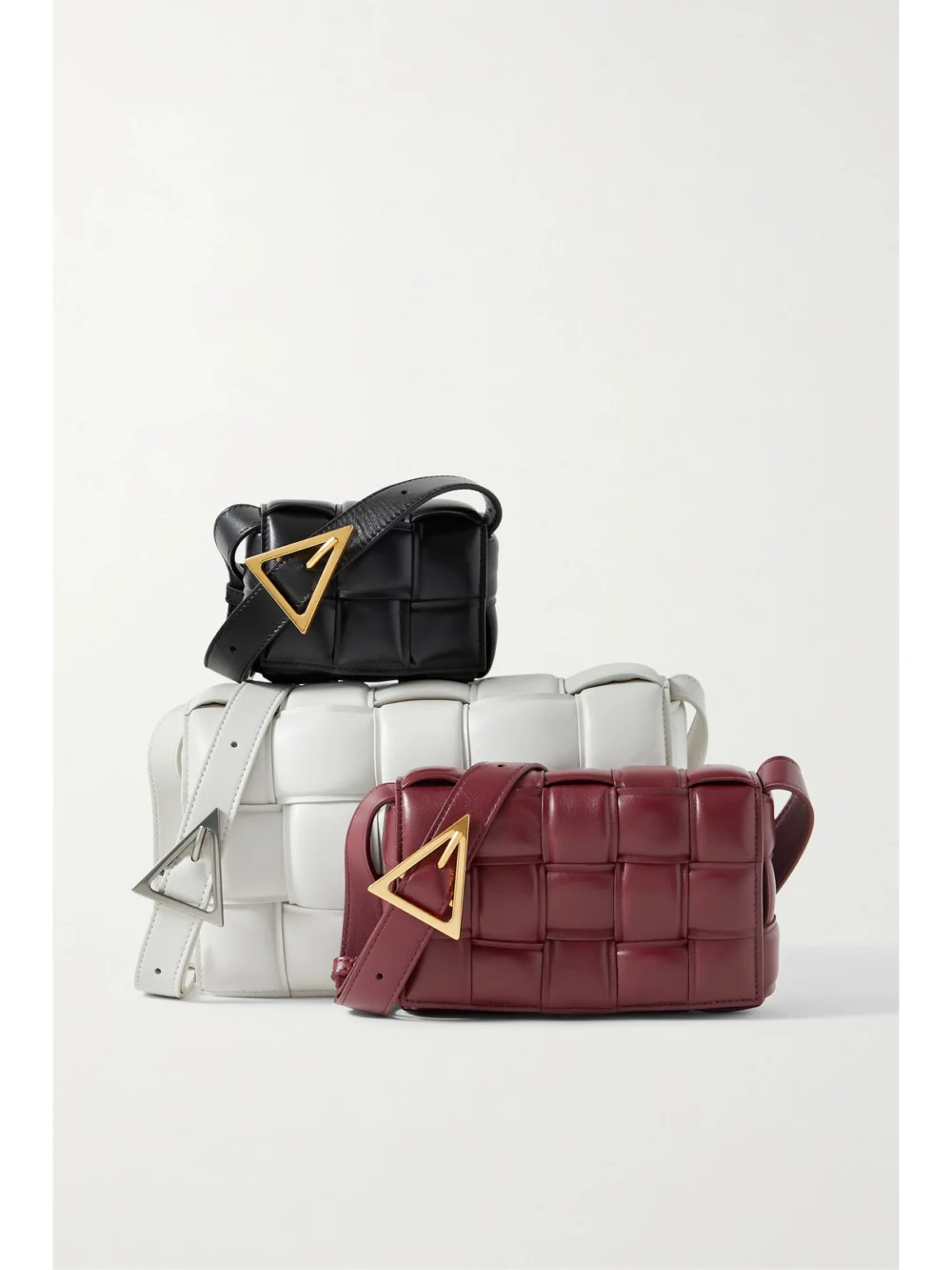Bottega Veneta Cassette Medium Padded Intrecciato Leather Shoulder Bag, another view