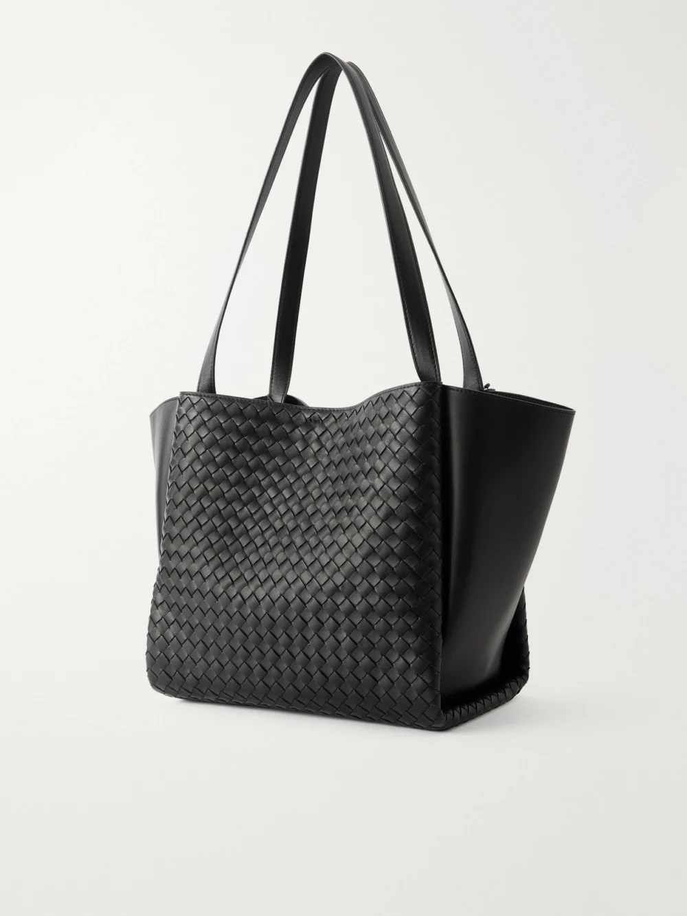 Back view of the Bottega Veneta Corso Intrecciato Leather Tote