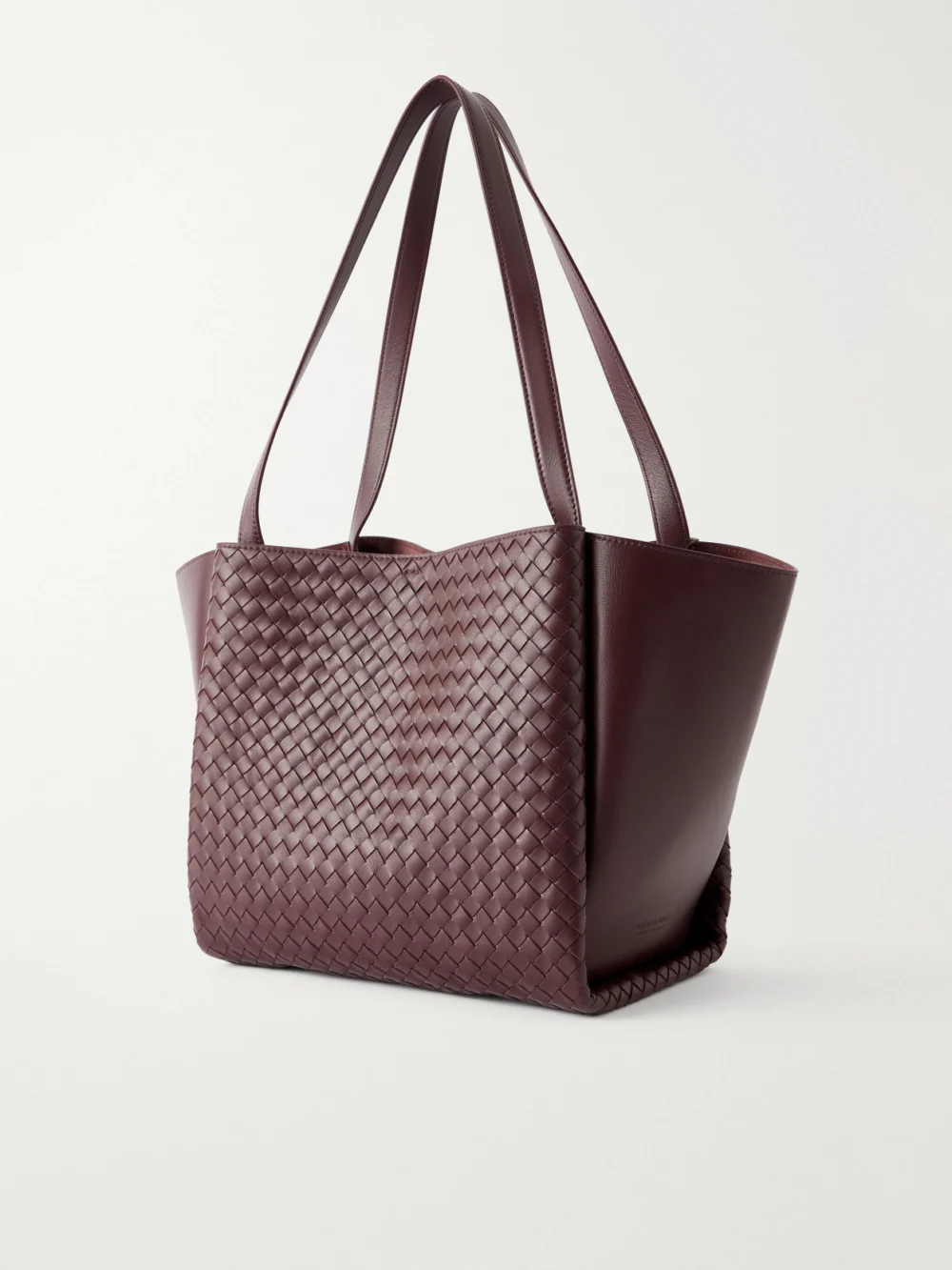 Back view of the Bottega Veneta Corso Intrecciato Leather Tote