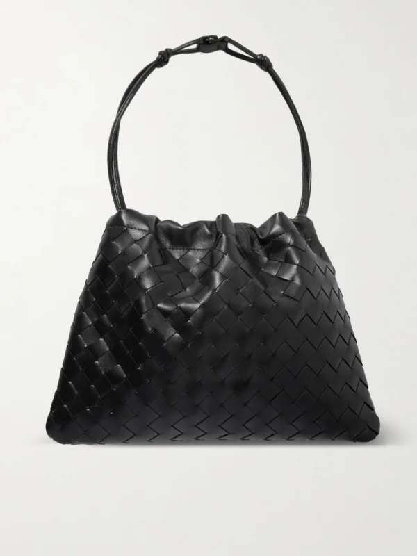 Bottega Veneta Dustbag Medium Intrecciato Leather Clutch