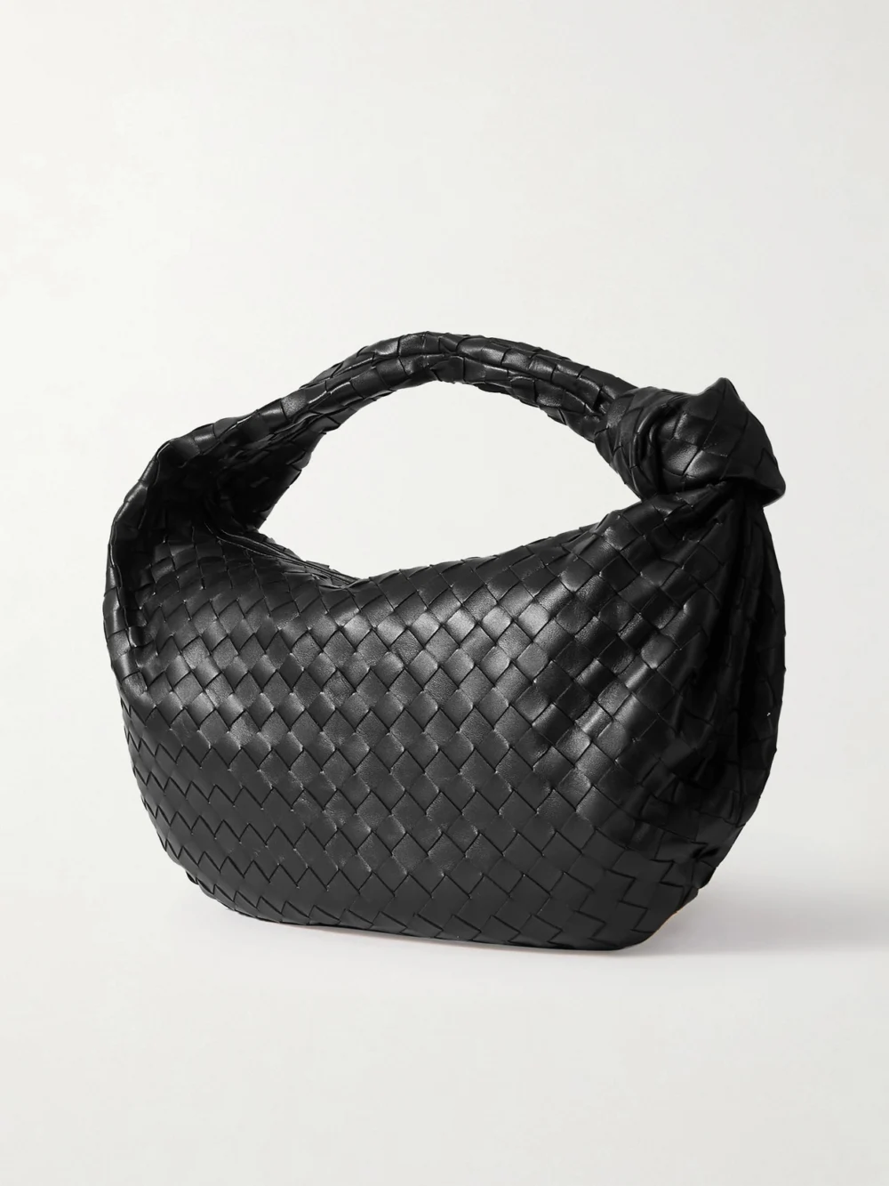 Back view of the Bottega Veneta Jodie Small Intrecciato Leather Tote
