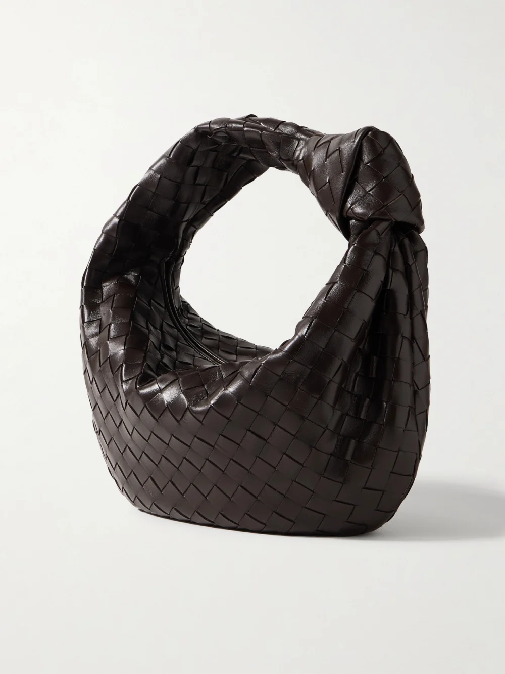 Back view of the Bottega Veneta Jodie Small Intrecciato Leather Tote