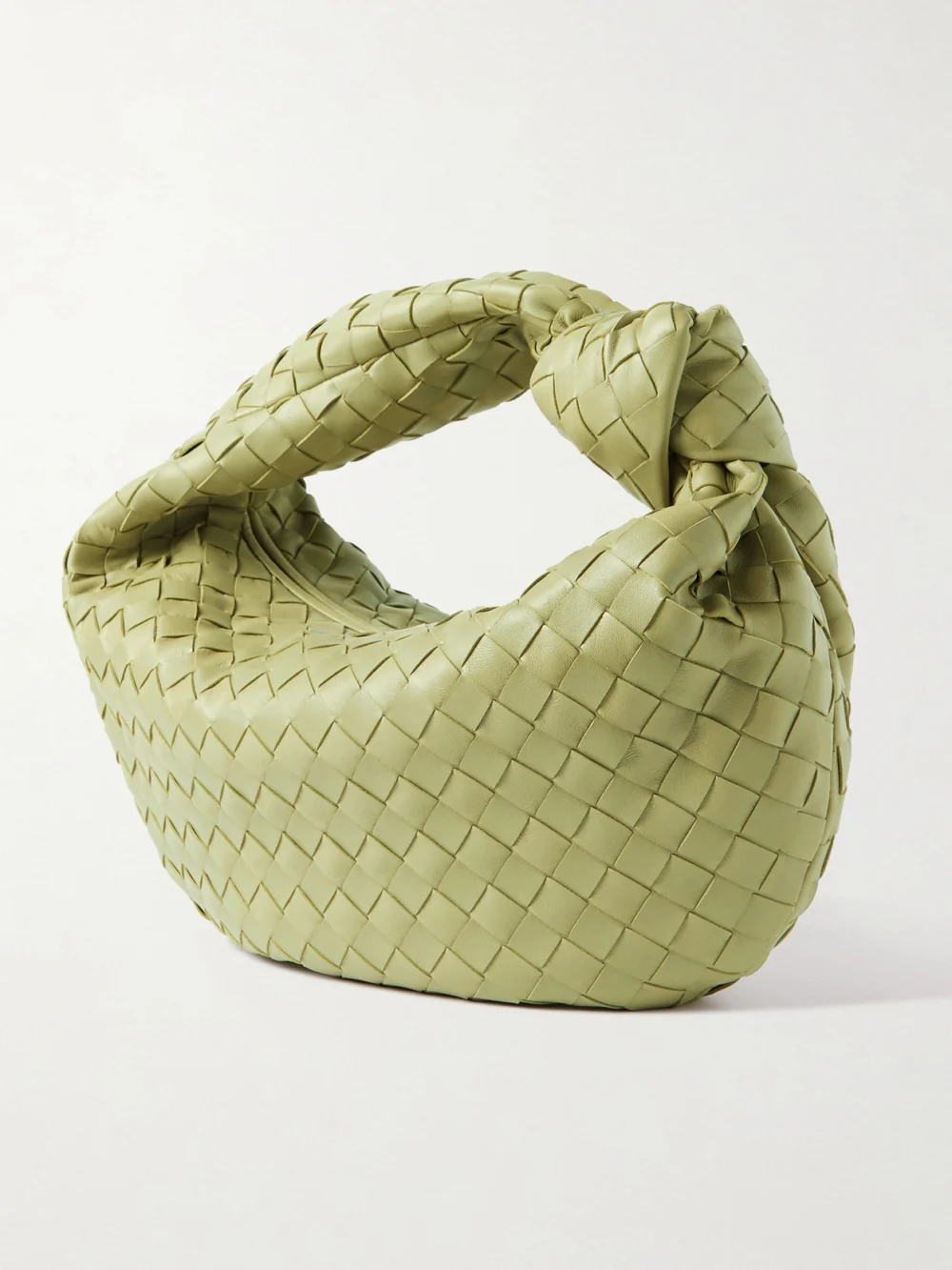 Back view of the Bottega Veneta Jodie Small Intrecciato Leather Tote
