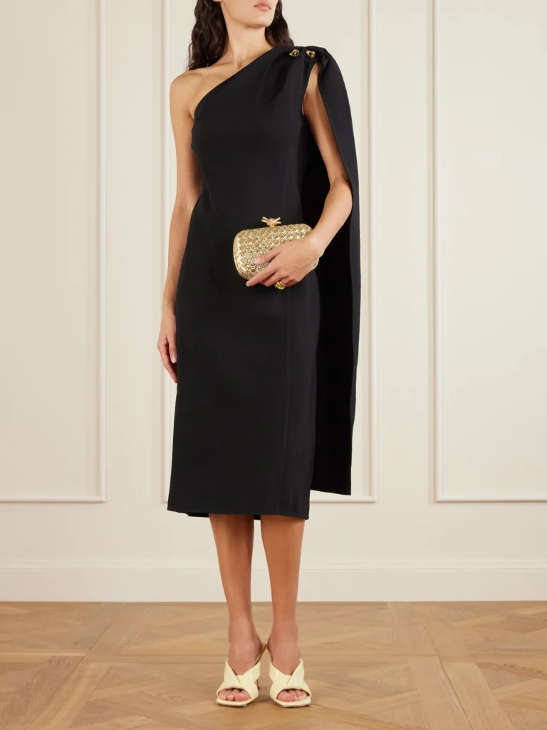 Bottega Veneta Knot Padded Intrecciato Metallic Leather Clutch