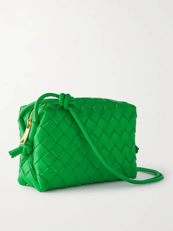 Bottega Veneta Loop Small Intrecciato Leather Shoulder Bag