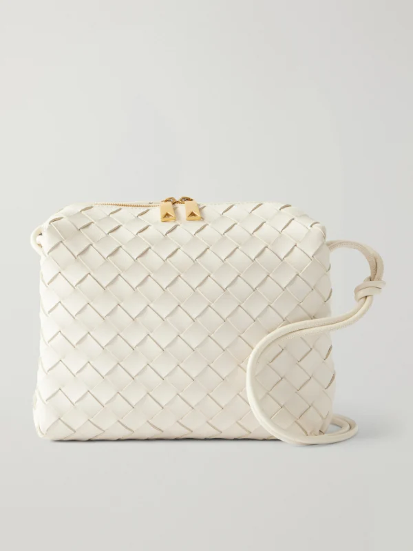 Bottega Veneta Loop Small Intrecciato Leather Shoulder Bag