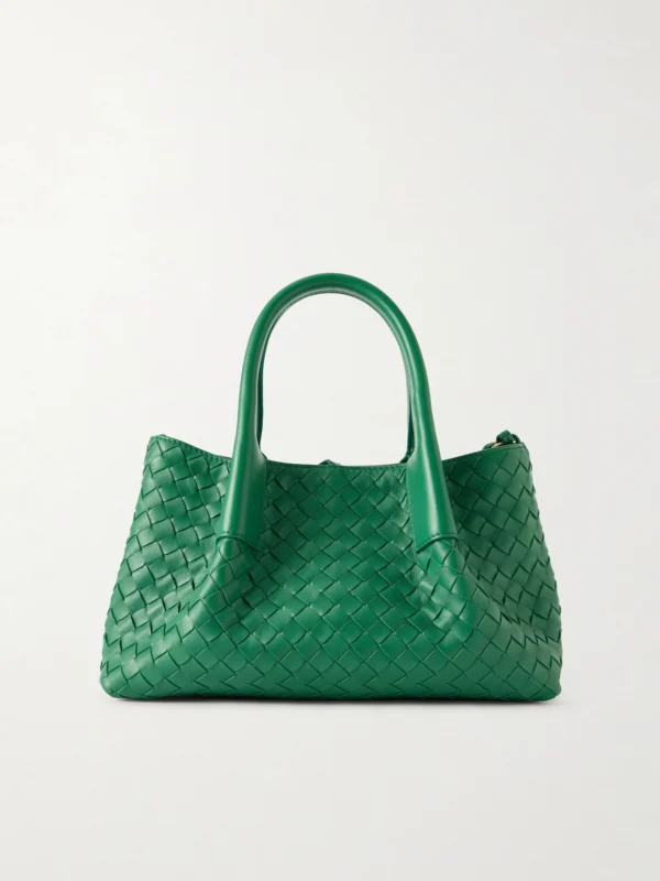 Bottega Veneta Pinacoteca Small Intrecciato Leather Tote