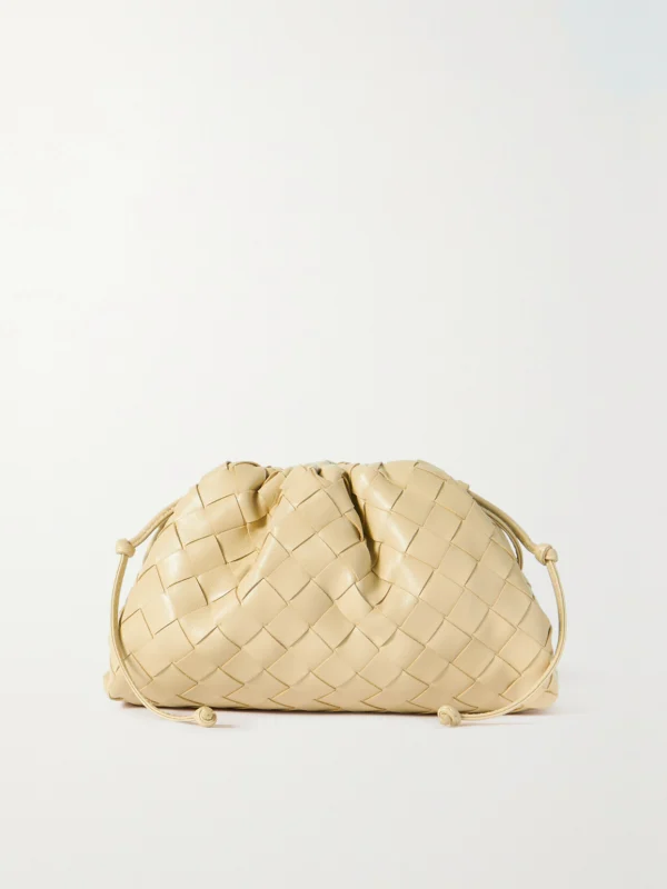 Bottega Veneta Pouch Small Intrecciato Leather Clutch